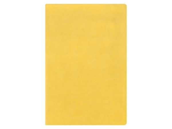Ежедневник А5 недатированный «Megapolis Velvet Flex», желтый