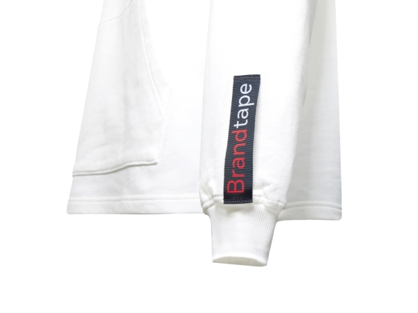 Худи оверсайз «Alpha.01» унисекс, молочный, все виды нанесения на текстиле на одной толстовке