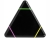 Маркер Bermuda треугольный, черный
