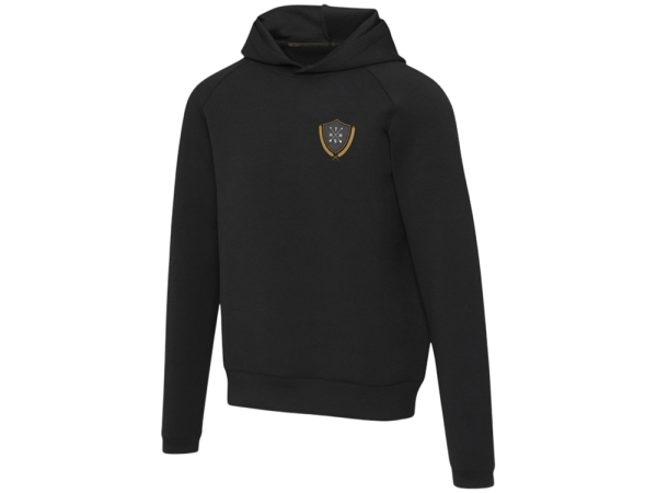 Danali унисекс интерлок спортивная толстовка - Сплошной черный