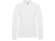 Рубашка поло "Estrella" женская с длинным рукавом, белый