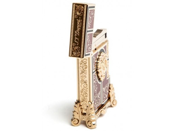 Зажигалка Second Empire Prestige. S.T.Dupont, золотистый/коричневый