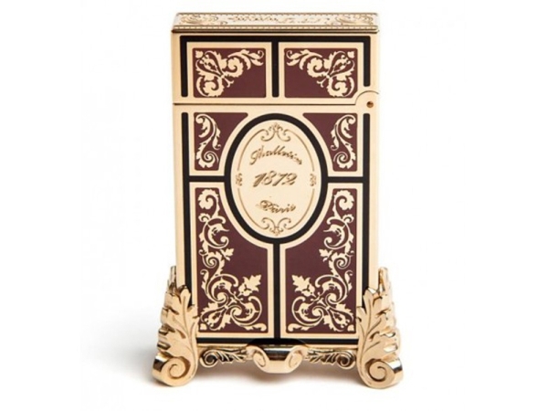 Зажигалка Second Empire Prestige. S.T.Dupont, золотистый/коричневый
