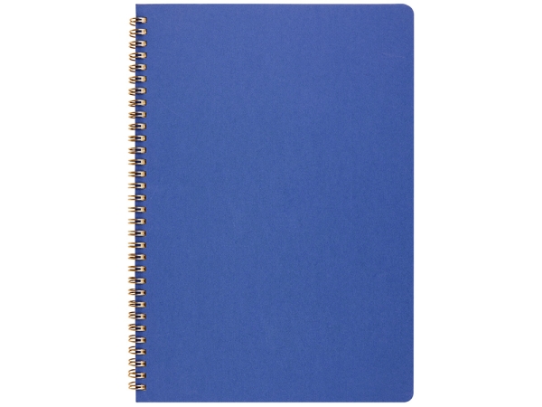 Бизнес тетрадь на гребне А4 "Pragmatic", 100 листов в клетку, синий