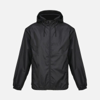 Ветровка унисекс Shield, черная Ветровка унисекс Shield, черная