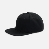 Бейсболка Epicore с прямым козырьком, черная Бейсболка Epicore с прямым козырьком, черная