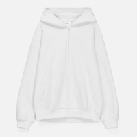 Толстовка унисекс оверсайз Sartoro, белая Толстовка унисекс оверсайз Sartoro, белая