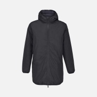 Куртка-парка унисекс Reverse, черная Куртка-парка унисекс Reverse, черная