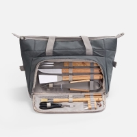 Набор для барбекю Grillmoor, темно-серый (графит) Набор для барбекю Grillmoor, темно-серый (графит)