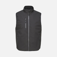 Жилет софтшелл унисекс Falcon BW, черный Жилет софтшелл унисекс Falcon BW, черный