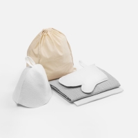 Банный набор Heat Therapy ver.2, женский, светло-серый Банный набор Heat Therapy ver.2, женский, светло-серый