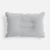 Надувная подушка Pillowish, серая Надувная подушка Pillowish, серая