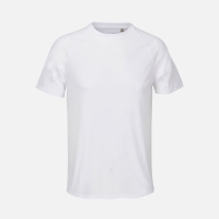 Футболка спортивная унисекс Vortex, белая Футболка спортивная унисекс Vortex, белая